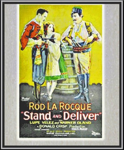 STAND AND DELIVER - 1928 - ROD LA ROCQUE - SILENT - RARE DVD