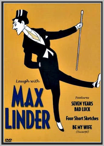 SEVEN YEARS BAD LUCK - 1921 - MAX LINDER - SILENT - RARE DVD