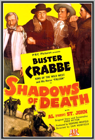 SHADOWS OF DEATH - 1945 - BUSTER CRABBE - RARE DVD