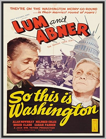 SO THIS IS WASHINGTON - 1943 - ROGER CLARK - RARE DVD