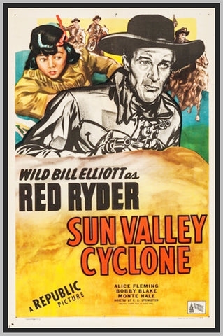 SUN VALLEY CYCLONE - 1946 - RED RYDER - RARE DVD