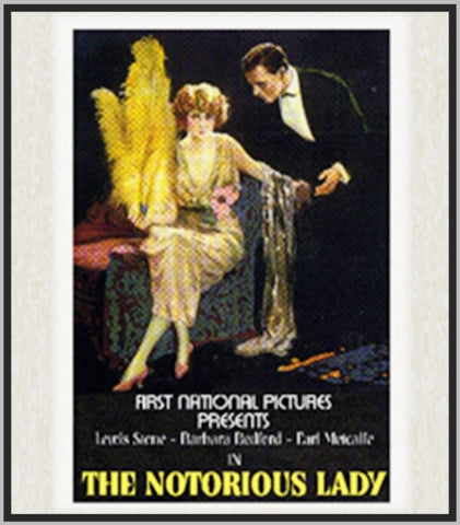 THE NOTORIOUS LADY - 1927 - LEWIS STONE - SILENT - RARE DVD