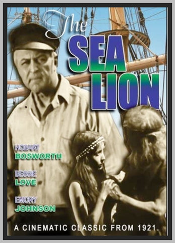 THE SEA LION - 1921 - BESSIE LOVE - SILENT - RARE DVD