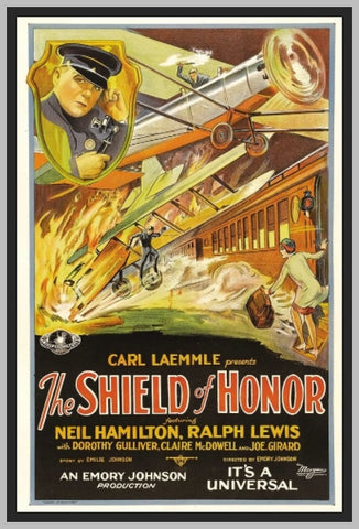 THE SHIELD OF HONOR - 1927 - RALPH LEWIS - SILENT - RARE DVD