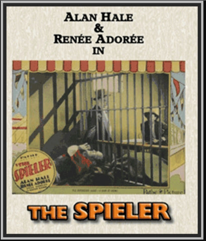 THE SPIELER - 1926 - ALAN HALE - SILENT - RARE DVD