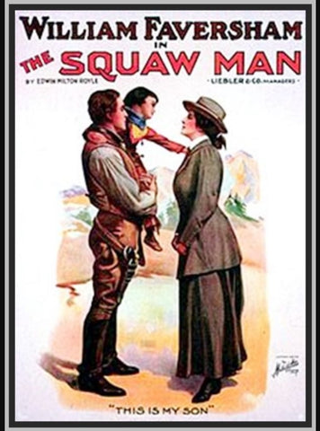 THE SQUAW MAN - 1914 - ART ACORD - SILENT - RARE DVD