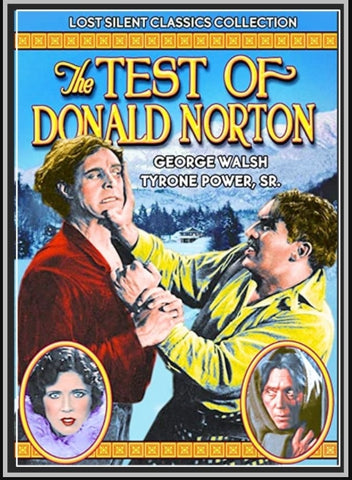 THE TEST OF DONALD NORTON - 1926 - ROBERT GRAVES - SILENT - RARE DVD