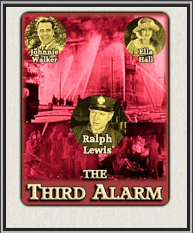 THE THIRD ALARM - 1922 - RALPH LEWIS - SILENT - RARE DVD