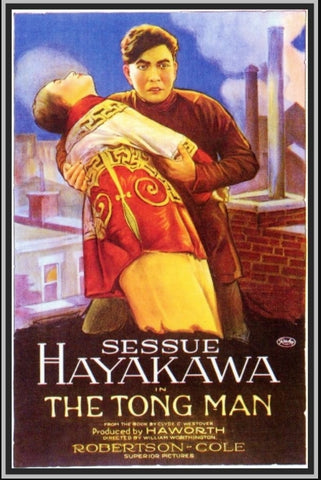 THE TONG MAN - 1919 - SESSUE HAYAKAWA - SILENT - RARE DVD