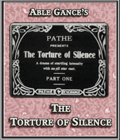 THE TORTURE OF SILENCE - 1917 - EMMY LYNN - SILENT - RARE DVD