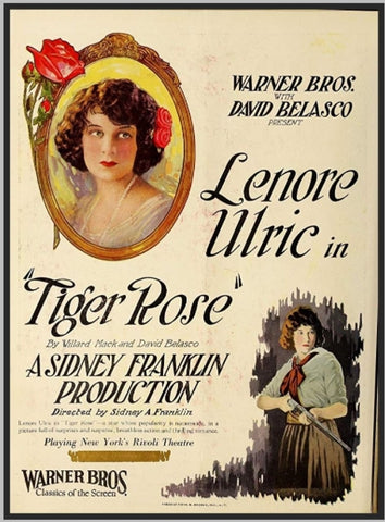 TIGER ROSE - 1923 - FORREST STANLEY - SILENT - RARE DVD