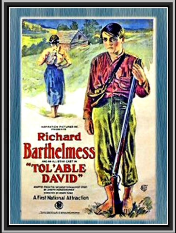 TOL'ABLE DAVID - 1921 - ERNEST TORRENCE - SILENT - RARE DVD