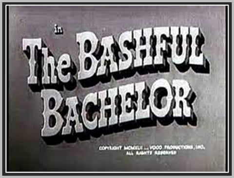 THE BASHFUL BACHELOR - 1942 - ZASU PITTS - RARE DVD