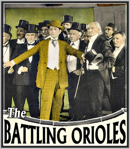 THE BATTLING ORIOLES - 1924 - GLENN TRYON - SILENT - RARE DVD