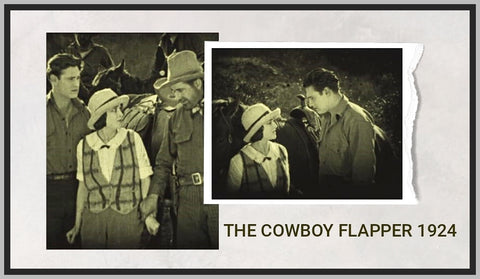 THE COWBOY AND THE FLAPPER - 1924 - WILLIAM FAIRBANKS - SILENT - RARE DVD