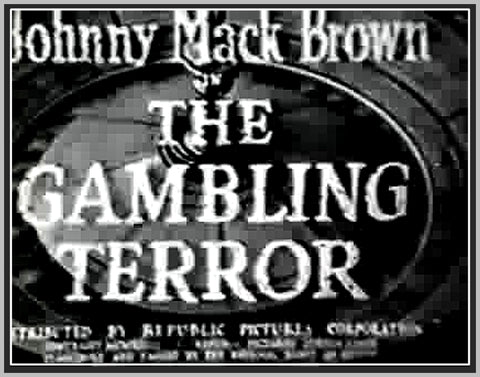 THE GAMBLING TERROR - JOHNNY MACK BROWN - RARE DVD