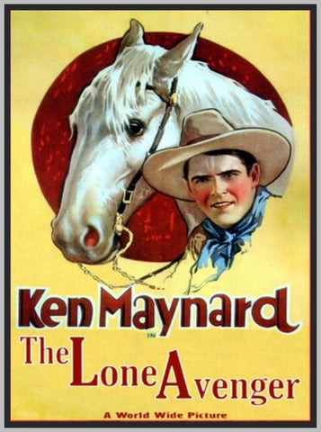 THE LONE AVENGER - 1933 - KEN MAYNARD - RARE DVD