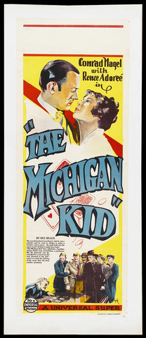 THE MICHIGAN KID - 1928 - CONRAD NAGEL - SILENT - RARE DVD