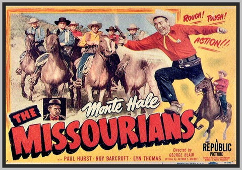 THE MISSOURIANS - 1950 - MONTY HALE - RARE DVD