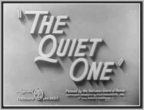 THE QUIET ONE - 1948 - GARY MERRILL - RARE DVD