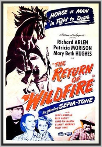 THE RETURN OF WILDFIRE - 1948 - RICHARD ARLEN - RARE DVD