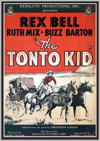 THE TONTO KID - 1934 - REX BELL - RARE DVD