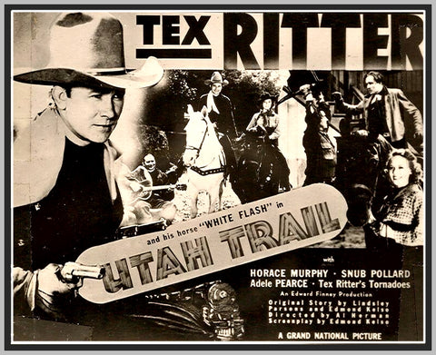 THE UTAH TRAIL - 1938 - TEX RITTER - RARE DVD