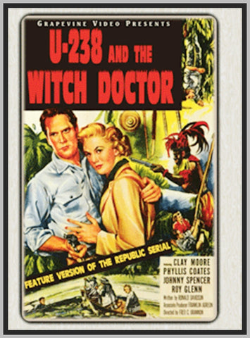 U-238 AND THE WITCH DOCTOR - 1966 - CLAYTON MOORE - RARE DVD