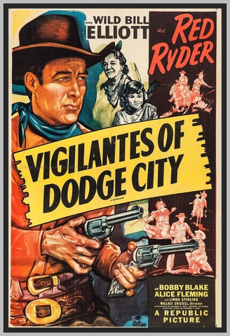 VIGILANTES OF DODGE CITY - 1944 - RED RYDER - RARE DVD