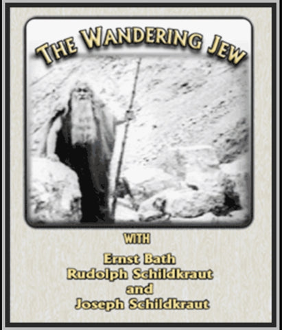 THE WANDERING JEW - 1921 - ERNST BATH - SILENT - RARE DVD