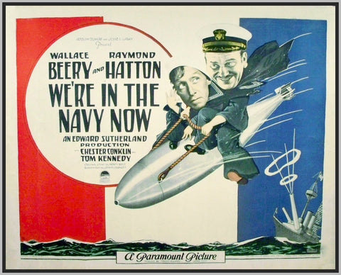 WE'RE IN THE NAVY NOW - 1926 - WALLACE BEERY - SILENT - RARE DVD