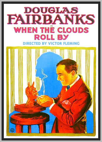 WHEN THE CLOUDS ROLL DY - 1919 - DOUGLAS FAIRBANKS - SILEND - RARE DVD
