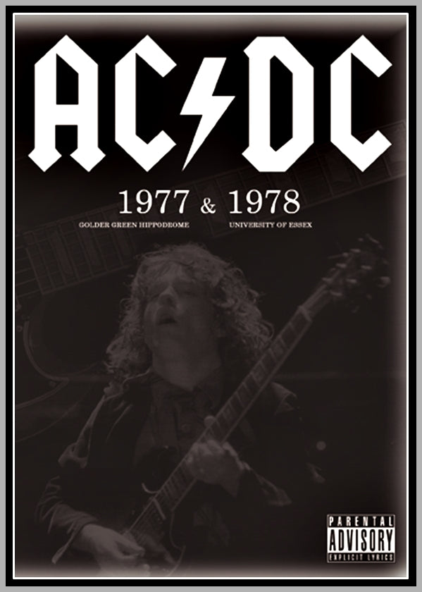 AC/DC EARLY DAYS - 1977 - 1978 - 1 DVD – TV Museum DVDs