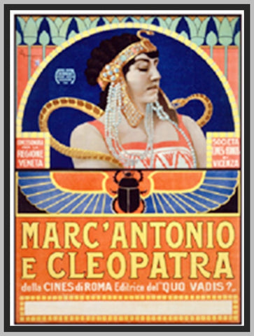 ANTHONY AND CLEOPATRA - 1913 - ANTONONIO NOVELLI - SILENT - RARE DVD