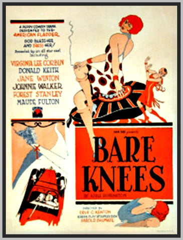 BARE KNEES - 1928 - VIRGINIA LEE CORBIN - SILENT - RARE DVD