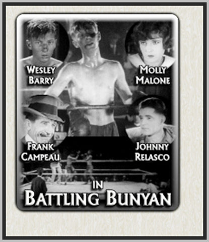 BATTLING BUNYAN - 1924 - WESLEY BARRY - SILENT - RARE DVD