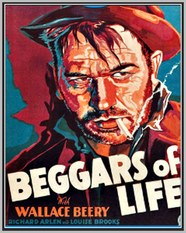 BEGGARS OF LIFE - 1928 - LOUISE BROOKS - SILENT - RARE DVD