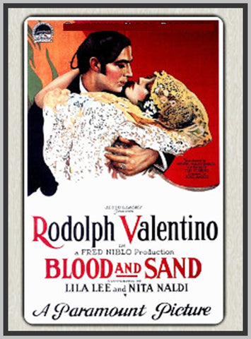 BLOOD AND SAND - 1922 - SILENT - RUDOLPH VALENTINO - RARE DVD