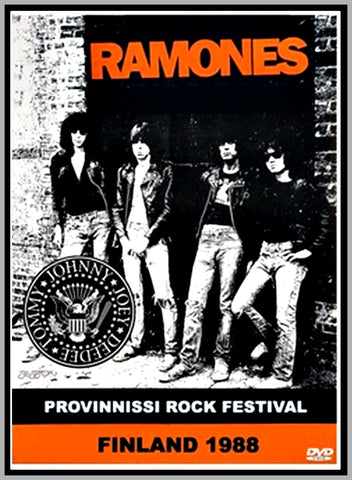 RAMONES LIVE IN PROVINNISSI - FINLAND - 1988 - DVD