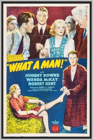 WHAT A MAN! - 1944 - ROBERT KENT - RARE DVD