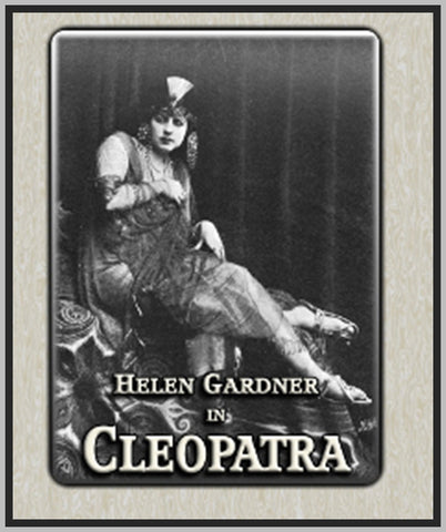 CLEOPATRA - 1912 - HELEN GARDNER - SILENT - RARE DVD