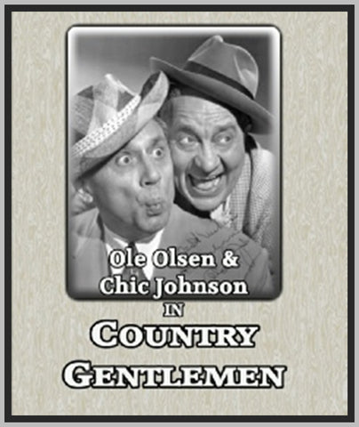 COUNTRY GENTLEMEN - 1936 - OLE OLSEN - RARE DVD