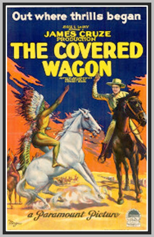 THE COVERED WAGON - 1923 - ALAN HALE - SILENT - RARE DVD