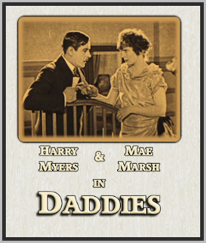 DADDIES - 1924 - MAE MARSH - SILENT - RARE DVD
