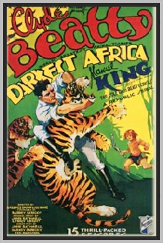 DARKEST AFRICA - 1936 - MANUEL KING - RARE DVD