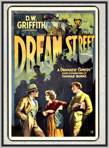 DREAM STREET - 1921 - CAROL DEMPSTER - SILENT - RARE DVD