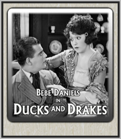 DUCKS AND DRAKES - 1921 - JACK HOLT - SILENT - RARE DVD