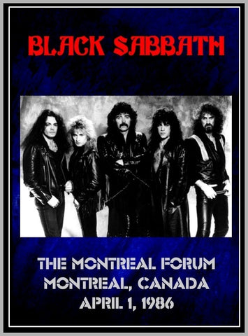 BLACK SABBATH - MONTREAL - CANADA - 1986 - 1 DVD