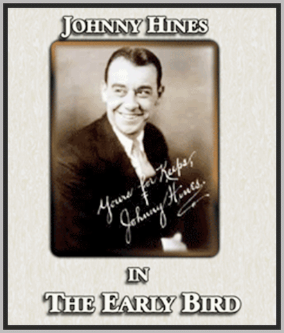 THE EARLY BIRD - 1925 - JOHNNY HINES - SILENT - RARE DVD