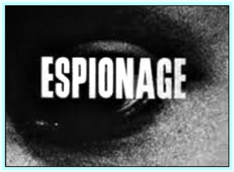 ESPIONAGE - (1960 - SPY - DRAMA)  - 2 DVDS - 4 RARE EPISODES!